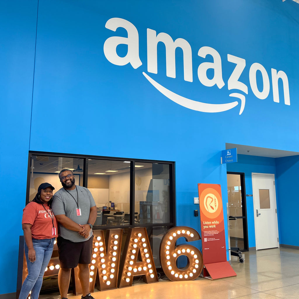 Amazon Invited Kaans Designs for a Fulfillment Center Tour in Fort Wayne IN