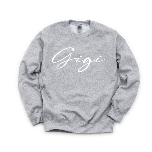 GiGi Script Collegiate Sweatshirt (Multiple Colors)