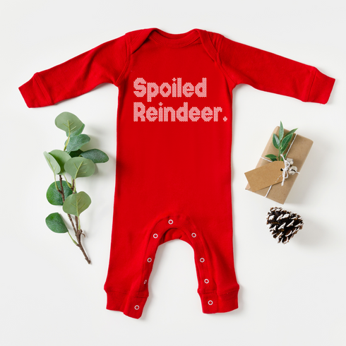 Christmas Mama Claus, Daddy Claus, and Spoiled Reindeer Family Sweatshirt set