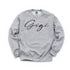 GiGi Script Collegiate Sweatshirt (Multiple Colors)