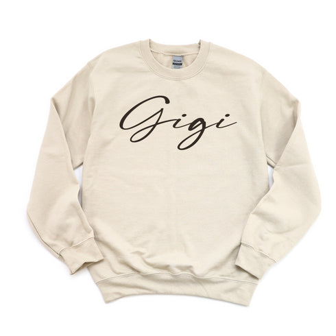 GiGi Script Collegiate Sweatshirt (Multiple Colors)