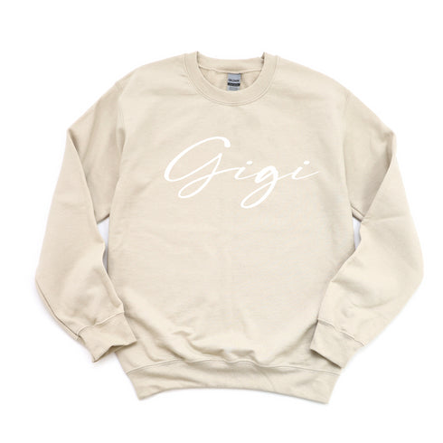 GiGi Script Collegiate Sweatshirt (Multiple Colors)