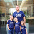 Dad, Mom, Shorty Matching T-shirt Set - Navy