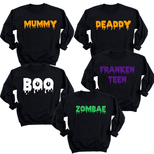 Family - Matching Trick or Treat Halloween Set (Pullover)