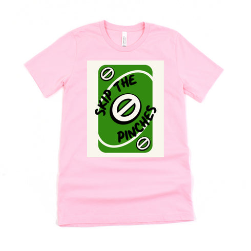 St Patricks Day - Skip The Pinches Adult and Child T-shirt (Multiple Colors)