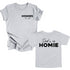 Dad Matching- Homies for life/ Dad is my Homie  POCKET DESIGN Matching (Set of Two) (Black)