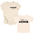 Dad Matching- Homies for life/ Dad is my Homie  POCKET DESIGN Matching (Set of Two) (Black)