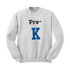 Custom Pre-K  Chenille Patch and Print Sweatshirt
