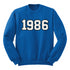 Adult Customizable Number Sweatshirts ( multiple colors and print options)