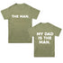 Dad and Kids - The Man/My Dad Is The Man - Multiple Colors