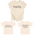 Grandpa and Grand Child - Papa/Grandson/Granddaughter Matching Shirts