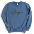 GiGi Script Collegiate Sweatshirt (Multiple Colors)