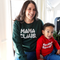 Christmas Mama Claus, Daddy Claus, and Spoiled Reindeer Family Sweatshirt set