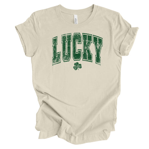 Lucky T-Shirt  - Kids and Adults (Multiple Colors)