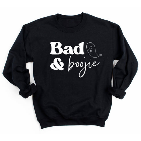Adult Halloween Bad and Boogie Sweatshirt- Multiple Options