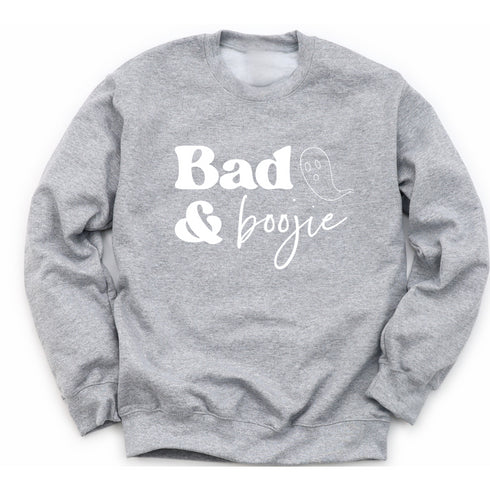 Adult Halloween Bad and Boogie Sweatshirt- Multiple Options