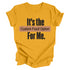 Thanksgiving "It's The ....For Me" Family Matching Shirts ( Multiple Options and Colors)