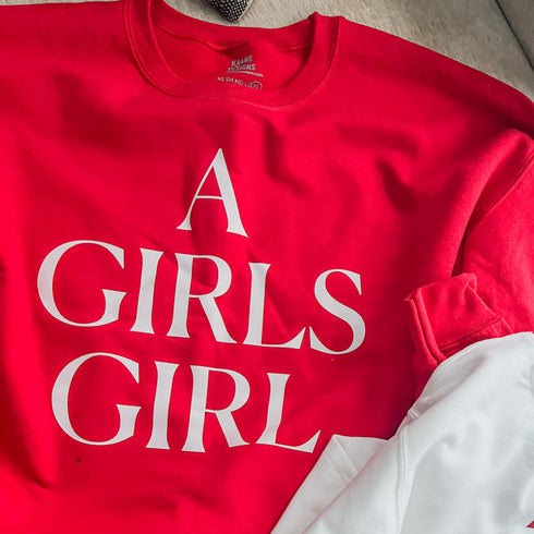 A Girls Girl - Adult/Kids Matching Sweatshirts