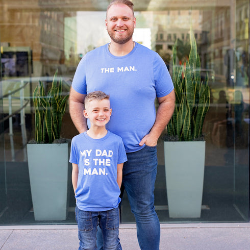 Dad and Kids - The Man/My Dad Is The Man - Multiple Colors