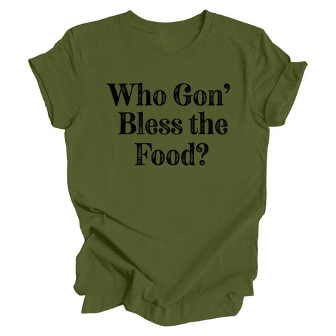 Thanksgiving Family Matching - Who gon' bless the food? Kids and Adults ( Multiple Options and Colors)