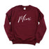 Mimi  Script Collegiate Sweatshirt (Multiple Colors)