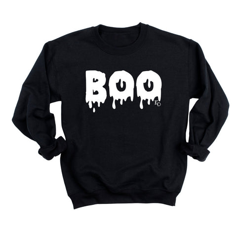 Mommy and Me - Halloween Matching Set - Rollin' With My Boos - Black Sweatshirt/T-shirt