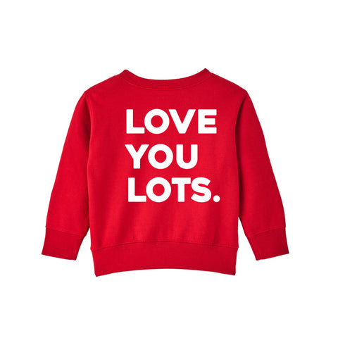 Love You Lots - Adult/Kids Matching Sweatshirts