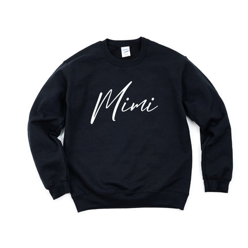 Mimi  Script Collegiate Sweatshirt (Multiple Colors)
