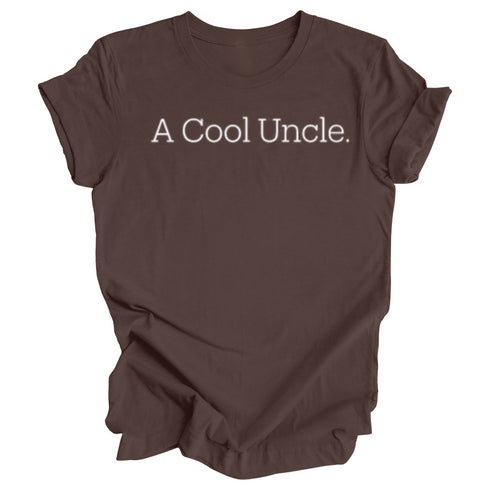 Adult- A Cool Uncle T-shirt (Multiple Colors)
