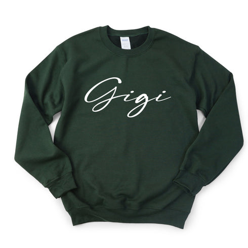 GiGi Script Collegiate Sweatshirt (Multiple Colors)