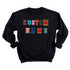 Custom College Mini Chenille Patch Sweatshirt