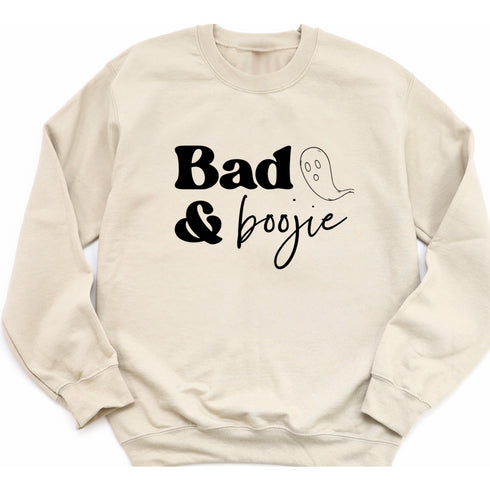 Adult Halloween Bad and Boogie Sweatshirt- Multiple Options