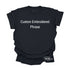 PERSONALIZE -Enjoy the MOMents Custom Embroidered - Adult Shirt/Comfort Colors (Multiple Colors)