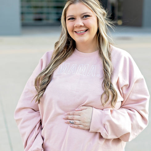 PERSONALIZE - Embroidered Sweatshirt, Gift for Mom - (Multiple Colors) ENTER YOUR CUSTOM NAME