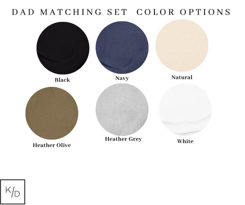 Dad Matching- Homies for life/ Dad is my Homie  POCKET DESIGN Matching (Set of Two) (Black)