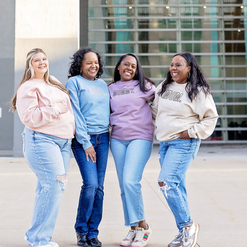 PERSONALIZE - Embroidered Sweatshirt, Gift for Mom - (Multiple Colors) ENTER YOUR CUSTOM NAME