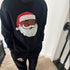 Jolly Santa Pocket Print Fleece Joggers- Youth and Adult