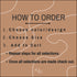 instructions on how to order graphic tshirts