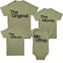 Mother/Daughter Matching The Original. The Remix. - Adult/Kid Shirts (Olive)