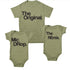 Mother/Daughter Matching The Original. The Remix. - Adult/Kid Shirts (Olive)