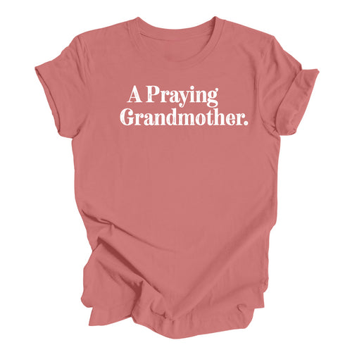 A Praying Grandmother - Adult T-shirt