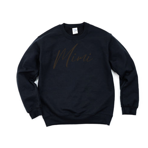 Mimi  Script Collegiate Sweatshirt (Multiple Colors)