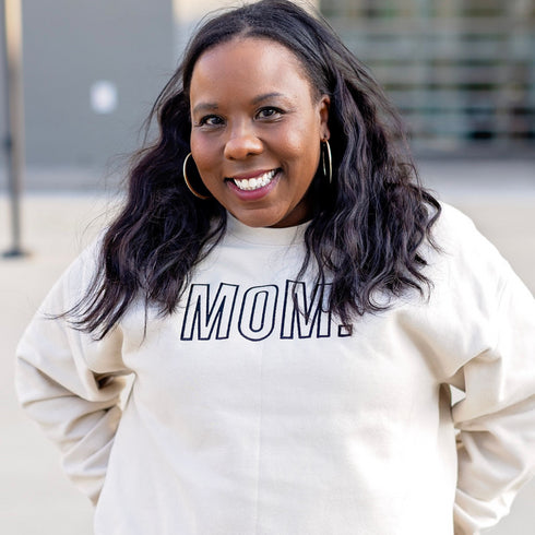 PERSONALIZE - Embroidered Sweatshirt, Gift for Mom - (Multiple Colors) ENTER YOUR CUSTOM NAME