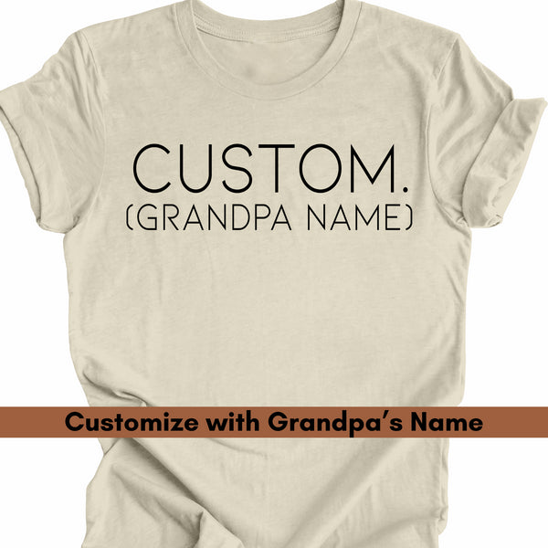 Modern Custom Grandfather - Classic Tee (Multiple Colors)