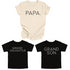 Grandpa and Grand Child - Papa/Grandson/Granddaughter Matching Shirts