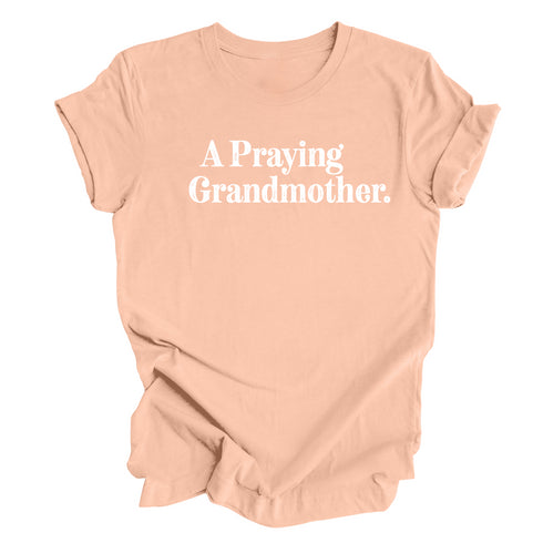 A Praying Grandmother - Adult T-shirt