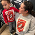 Mother and Son Matching In Valentines Day Sweatshirts