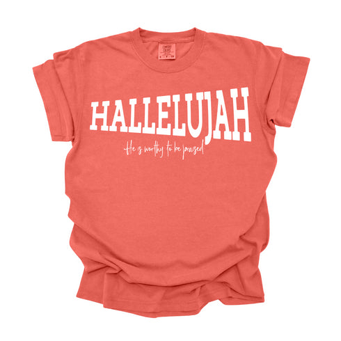 Hallelujah Megaphone - Adult T-shirt/Comfort Colors