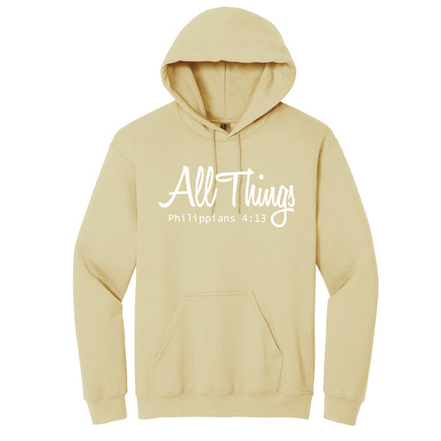 Philippians 4:13 - All Things Premium Hoodie (Various Colors)