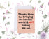 Thank you for bring me in the world- Mother's Day Card, Mom Birthday Card